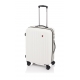 Gladiator Zebra maleta mediana expandible 4R - blanco