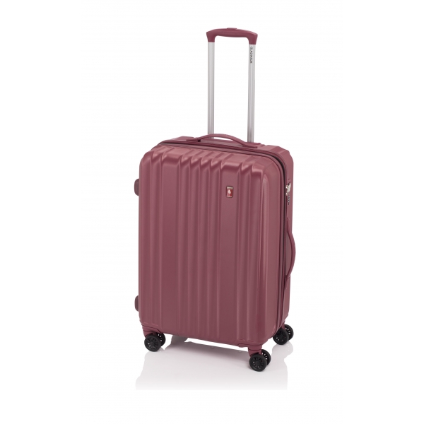 Gladiator Zebra maleta grande expandible 4R- rosa