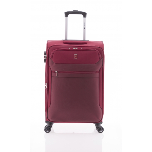 Gladiator 3D maleta mediana expandible  4R - rojo