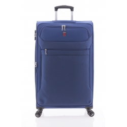 Gladiator 3D maleta grande expandible 4R - azul