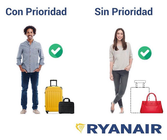 Ryanair maleta de cabina